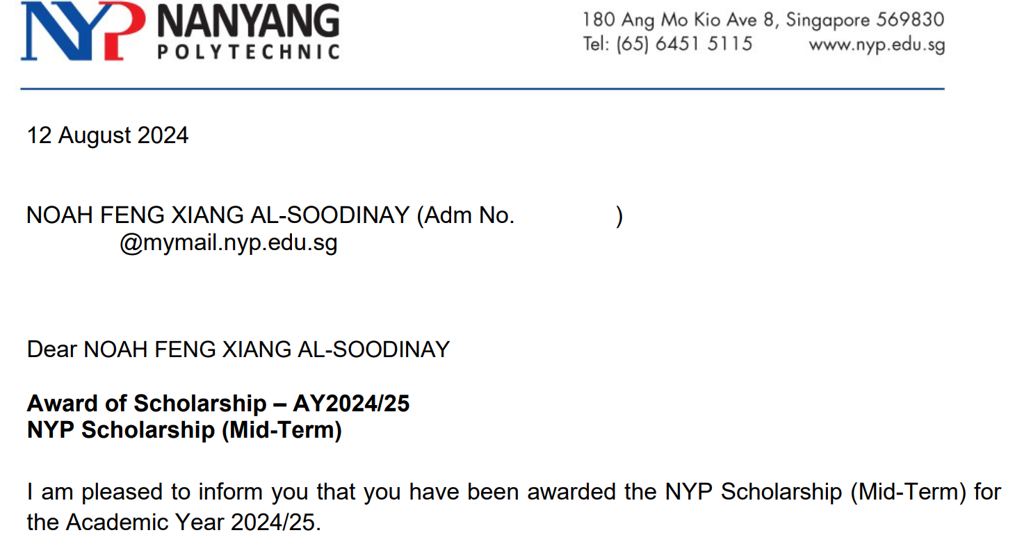 NYP Achievement 1